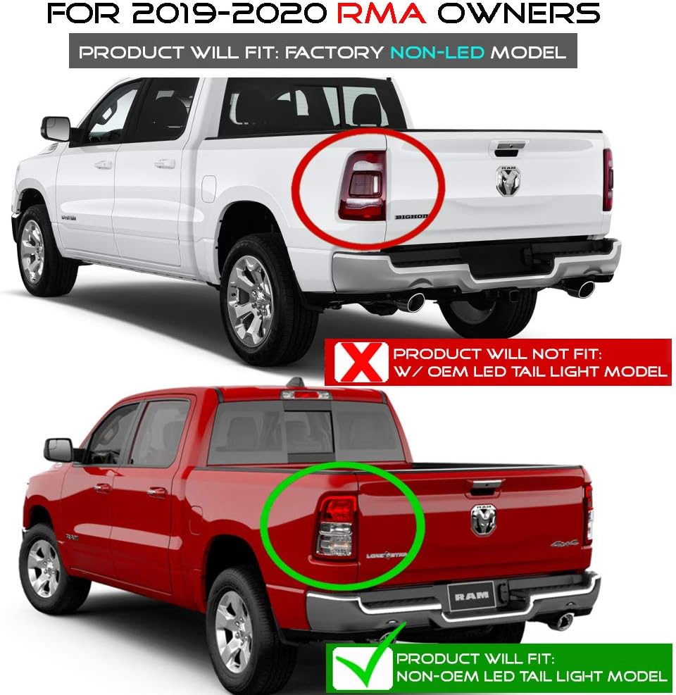 Black Full LED Tail Lights Left+Right Z93848