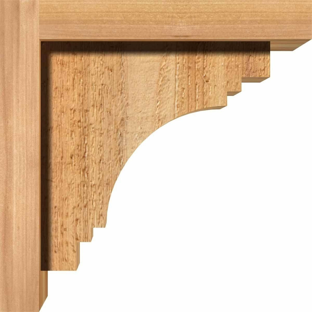 Rough Sawn Corbel with Backplate O720
