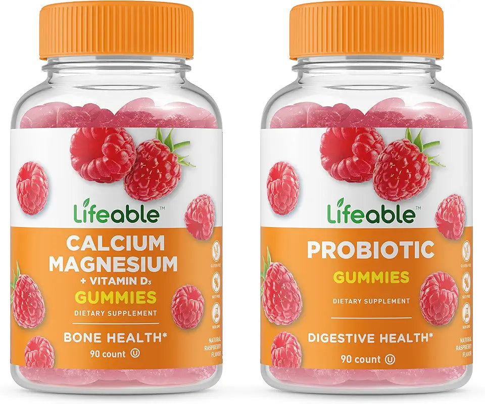 Probiotic 2 Billion CFU Calcium Magnesium Gummies Bundle K620
