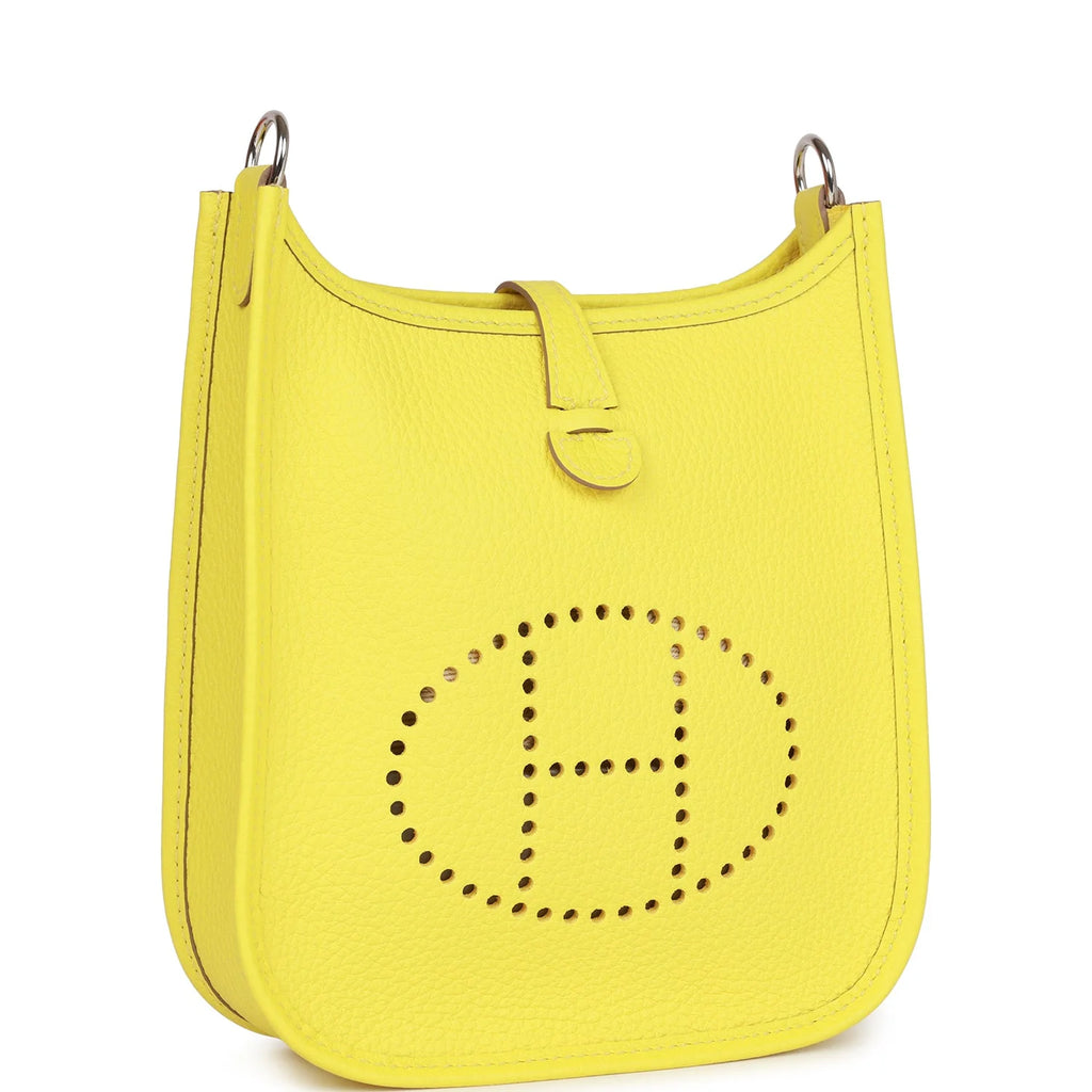 Lime Clemence Palladium Hardware Bag O211