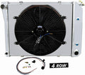 4 Row Core Aluminum Radiator with Fan and Shroud X80094