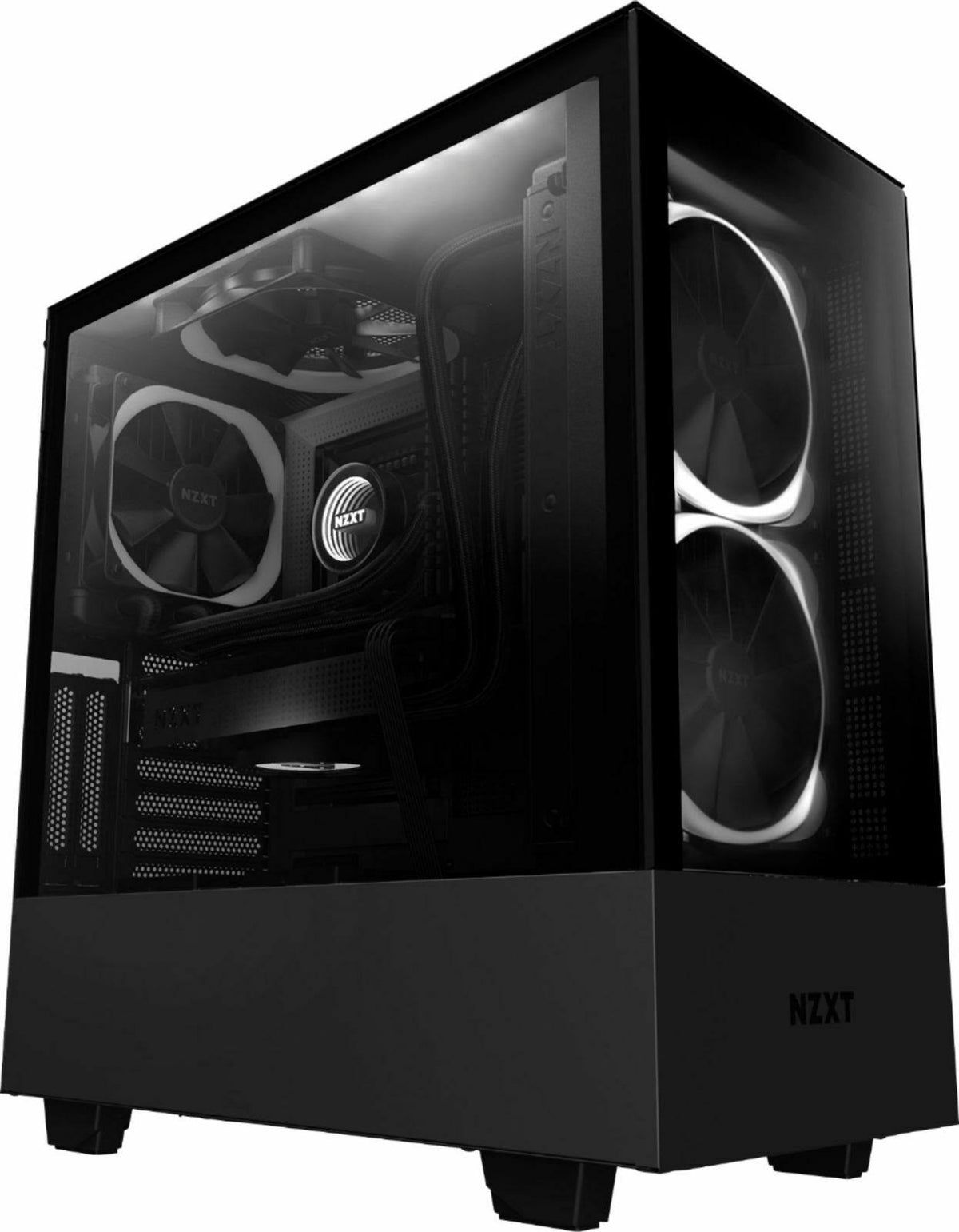 Matte Black ATX Mid-Tower Case Q2037
