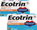 Safety Coated Aspirin Pain Reliever Tablets 81mg 365 ct Pack of 2 E856
