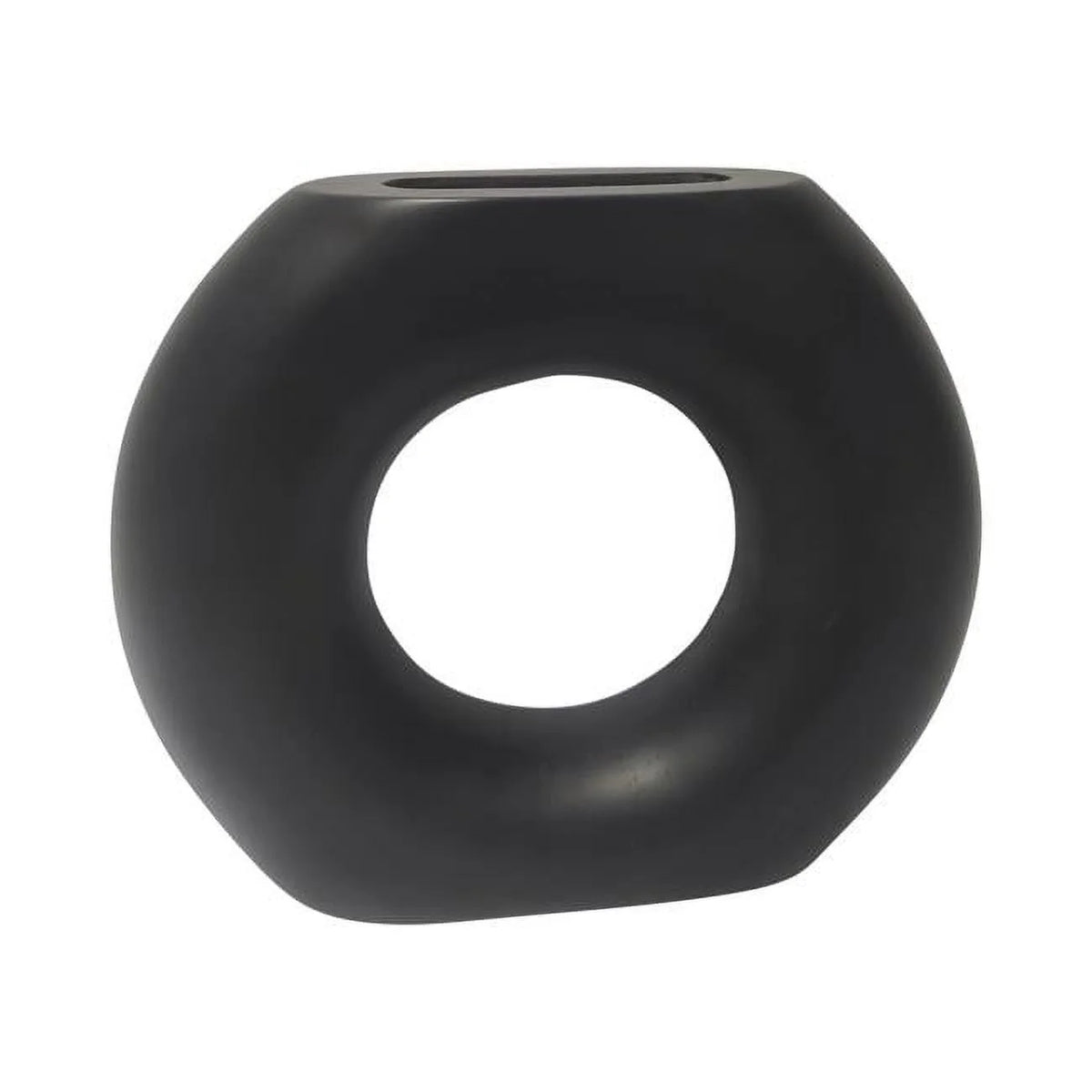 Black Mango Wood Vase Q297970