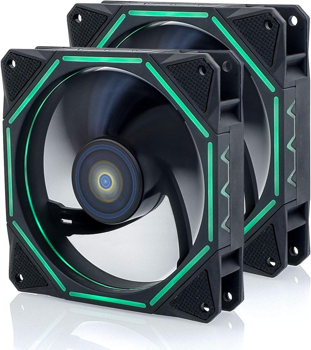 120mm RGB LED Case Fan 2Pack M958