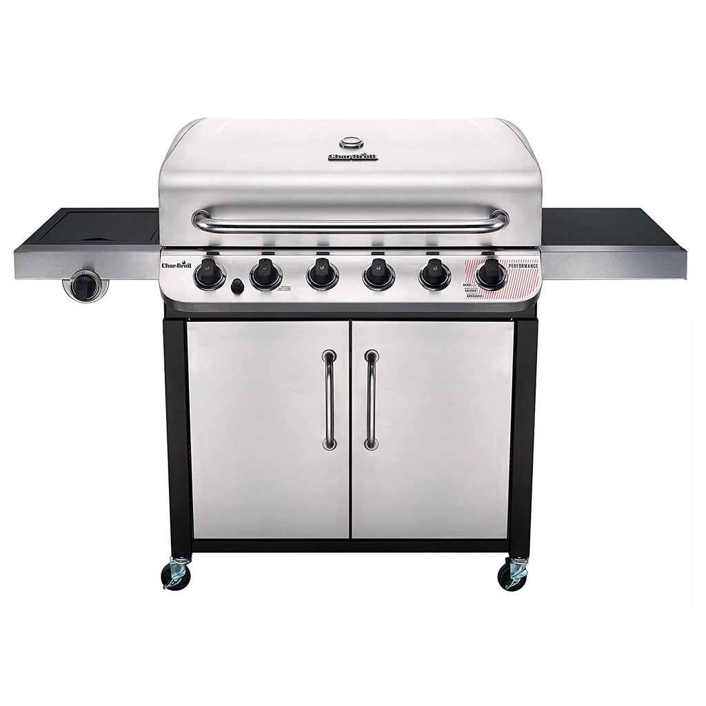 6-burner Liquid Propane Gas Grill with Side Burner W11428