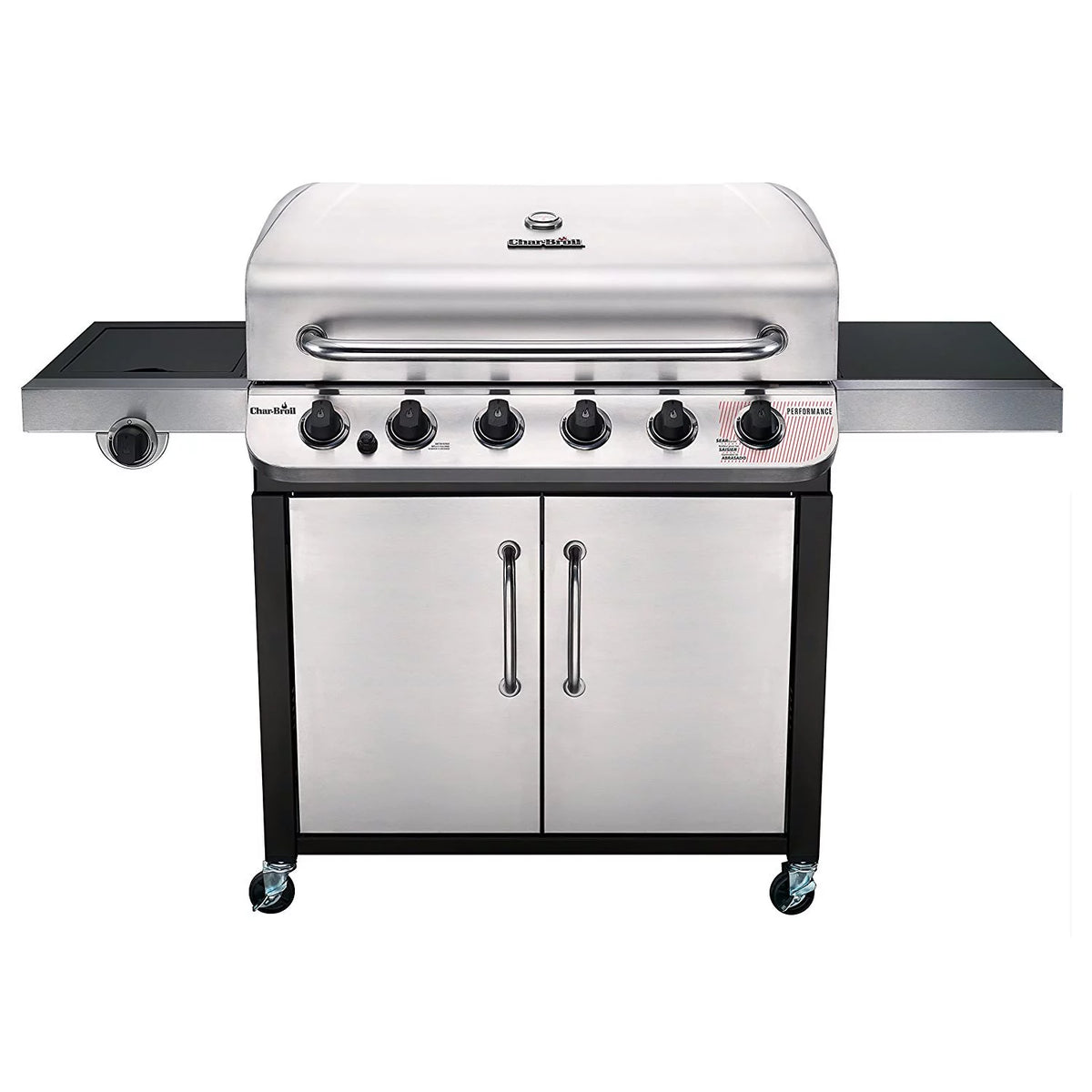 6-burner Liquid Propane Gas Grill with Side Burner W11428