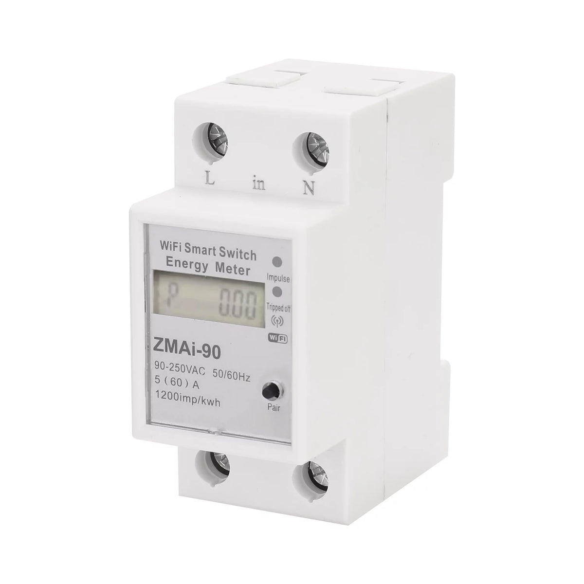 Single-Phase Din Rail Wifi Energy Meter H8272