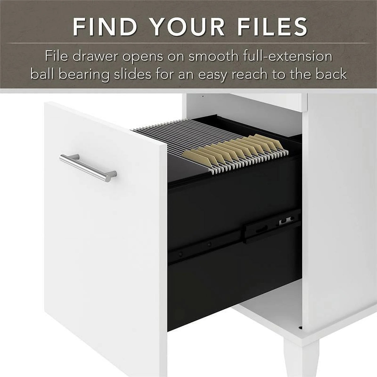 White Engineered Wood Sit to Stand Desk with Hutch and Bookcase B67402