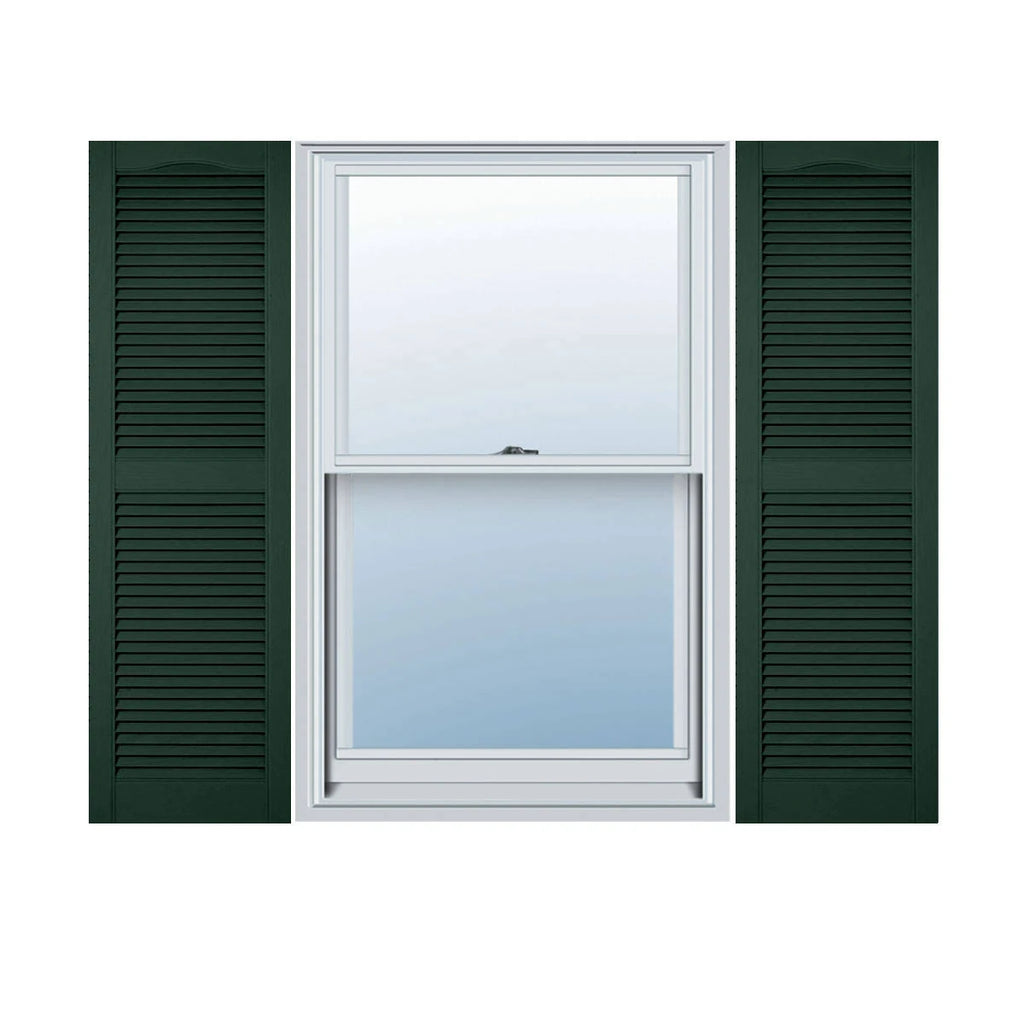 14 1/2 inch x 45 inch Vinyl Open Louver Shutters V913