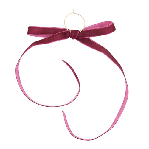 Velvet Bows Wine Glass Charms, Set of 6 H82403