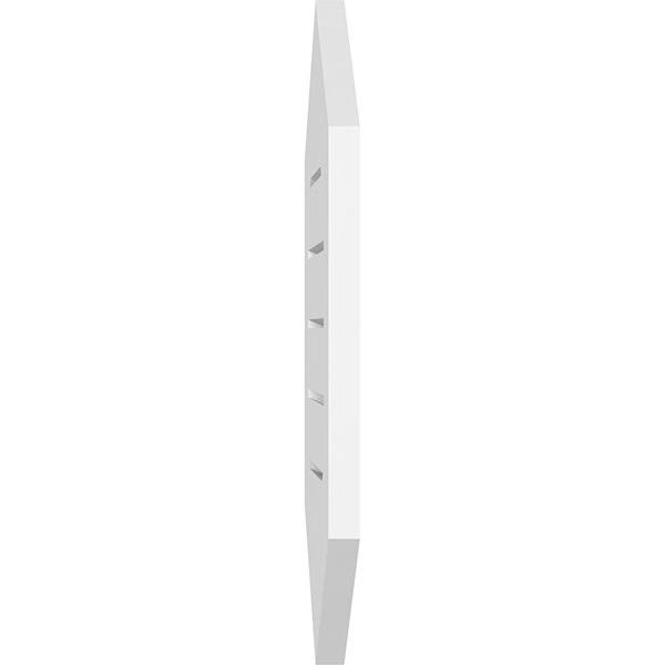 Vertical Peaked Surface Mount PVC Gable Vent E5928