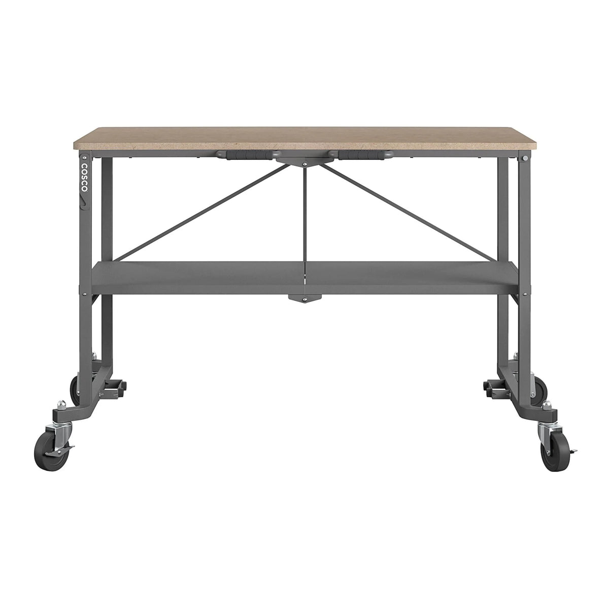Portable Folding Workbench with Locking Casters, 600 lb. Capacity S906174