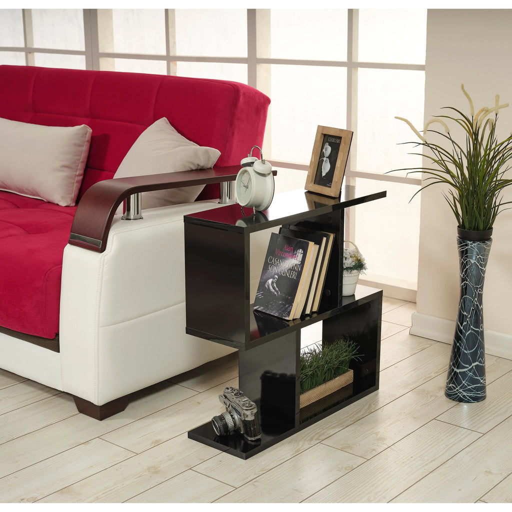 Grey 4 Shelves 23 inch End Table A92533
