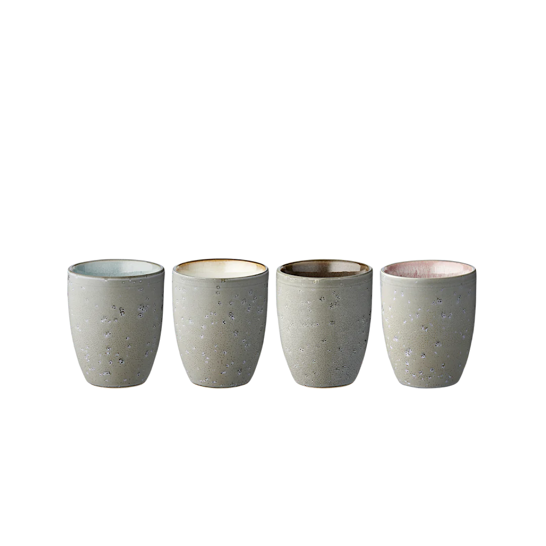 Stoneware Thermo Mug 0.27 l 4 Pcs U989731