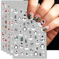 Varied Holiday Nail Art Stickers R4298