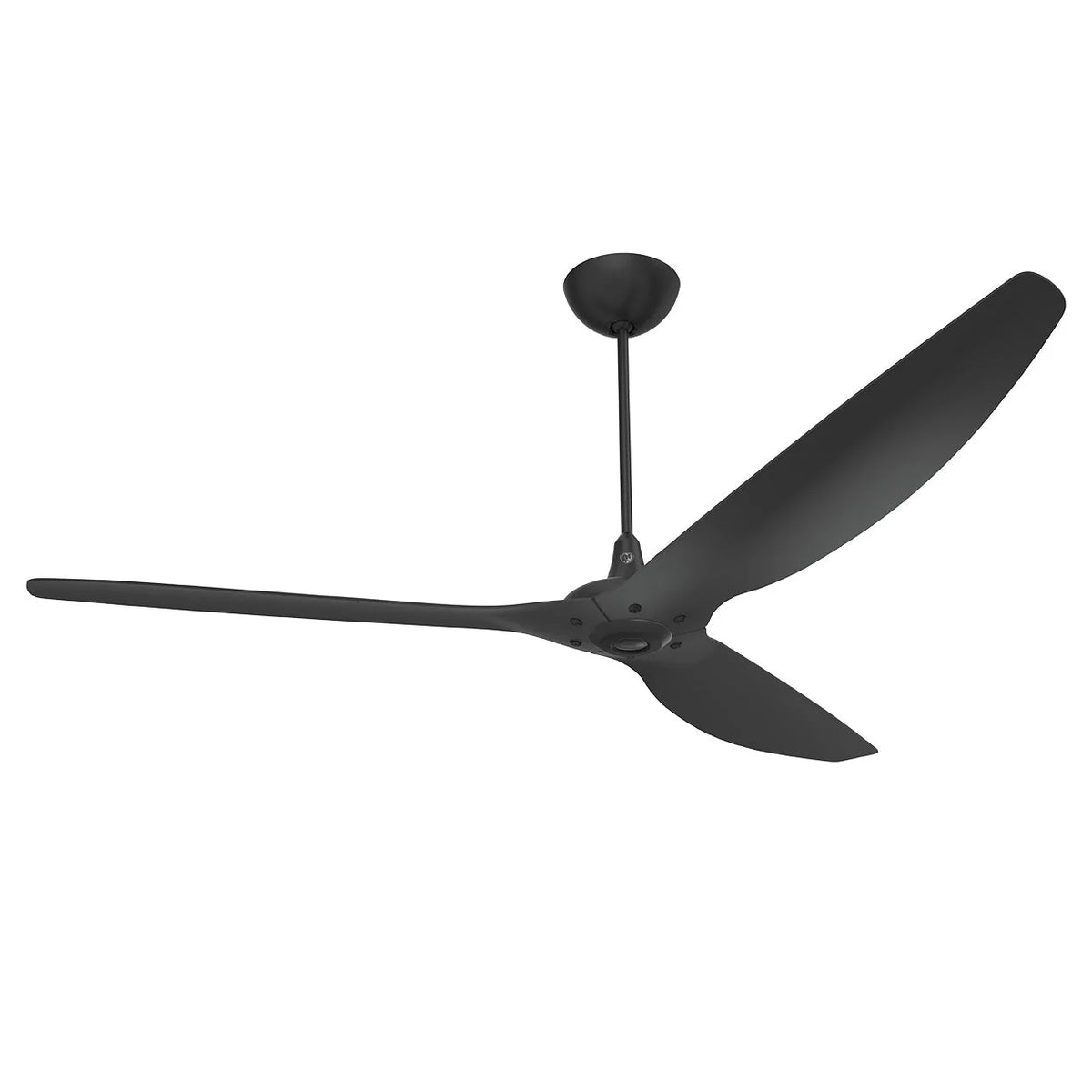 84 Ceiling Fan with Black Blades and Black Finish D750046