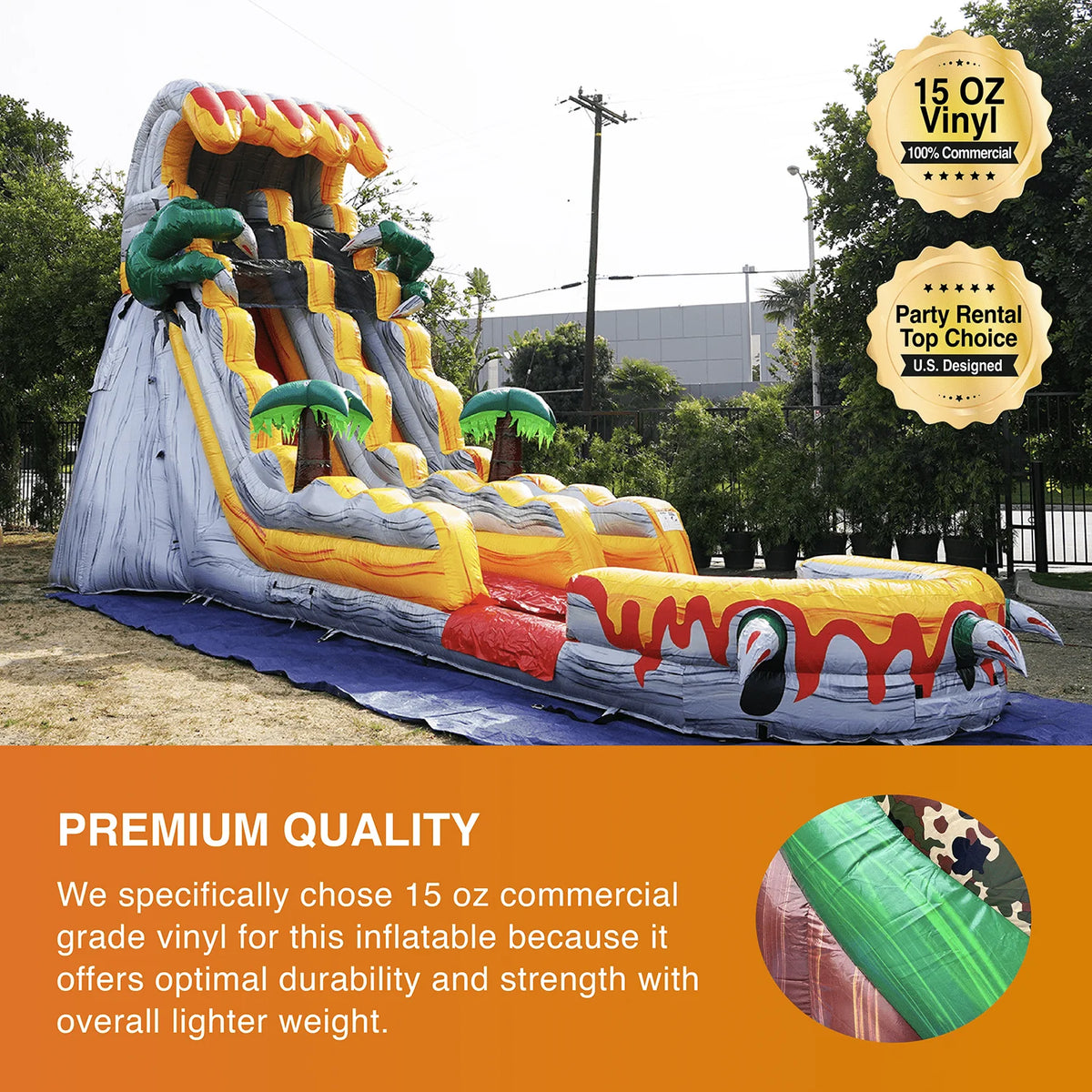 Commercial Grade Water Slide with Pool U4360