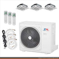 Mini Split Air Conditioner Heat Pump 3 Zone 9000 12000 BTU G714016