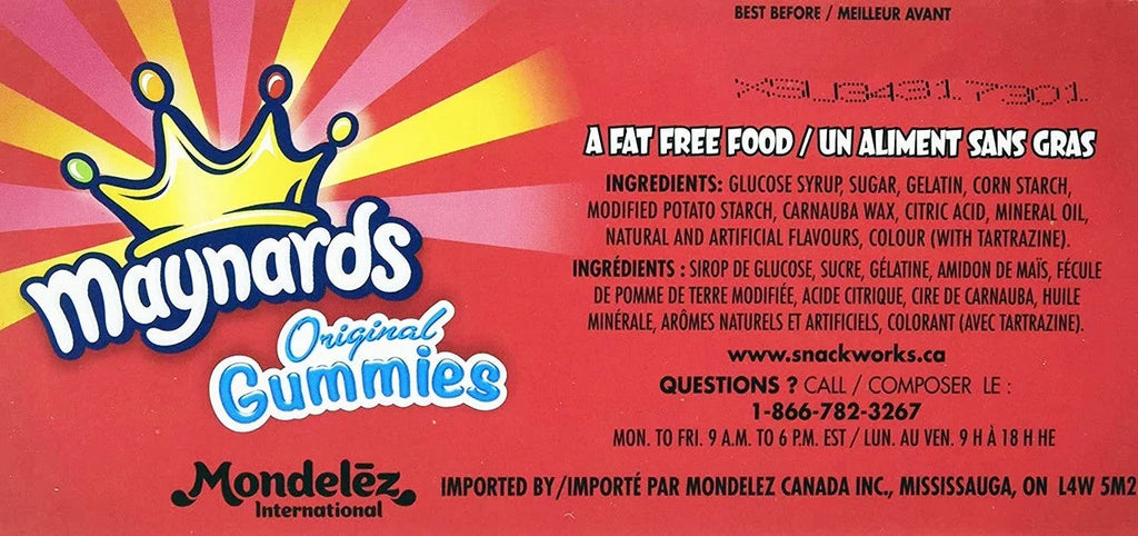 Gummies 18ct 60g 2.1oz G423