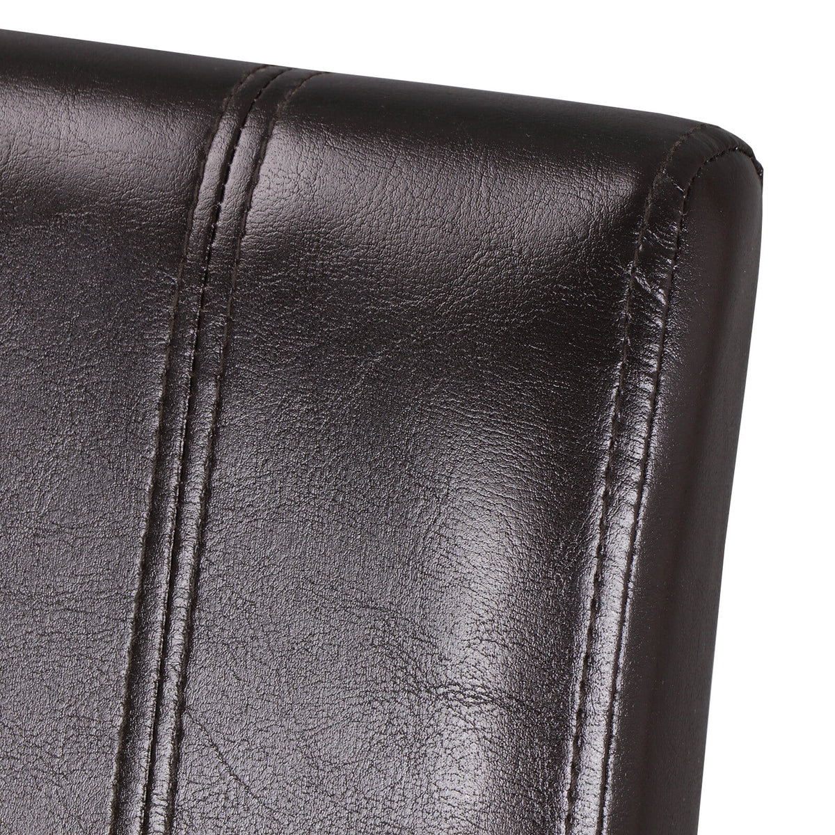 2 Pack Brown Leather Dining Chair U623