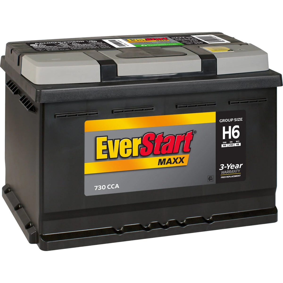 Lead Acid Automotive Battery Group Size H6 12 Volt 730 CCA E1763