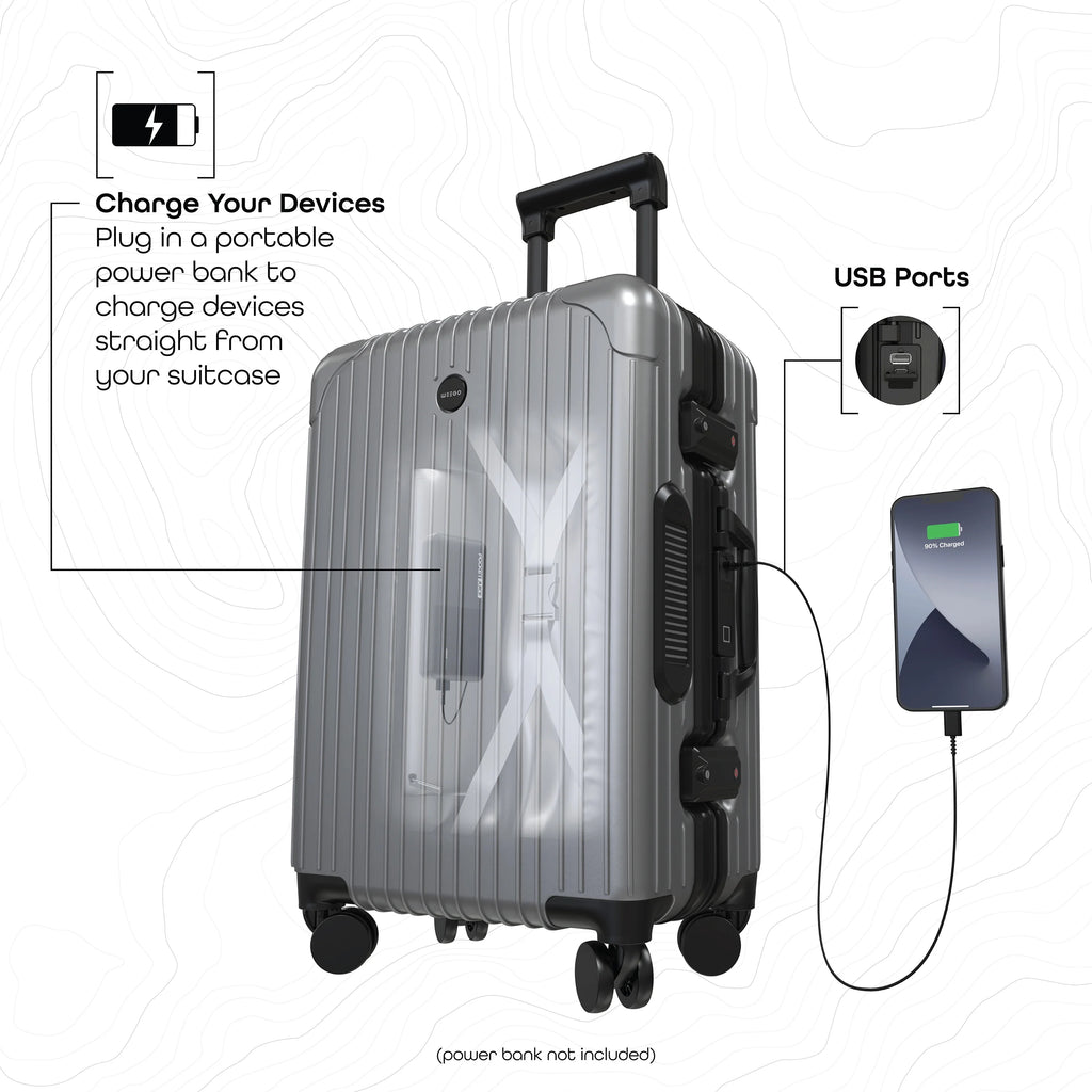 20-inch Carry-on Luggage with Spinner Wheels A484