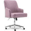 Modern Fabric Home Office Chair with Memory Foam in Lilac V175