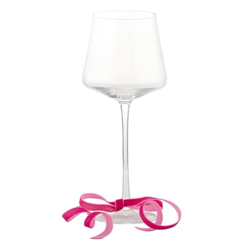 Velvet Bows Wine Glass Charms, Set of 6 H82403