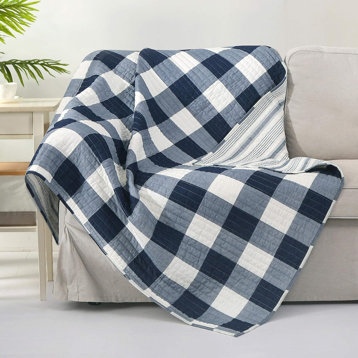 Grey Linen Style Euro Shams Set of 2 S91787