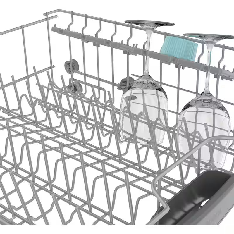 White Front Control Tall Tub Dishwasher with Stainless Steel Tub B583892
