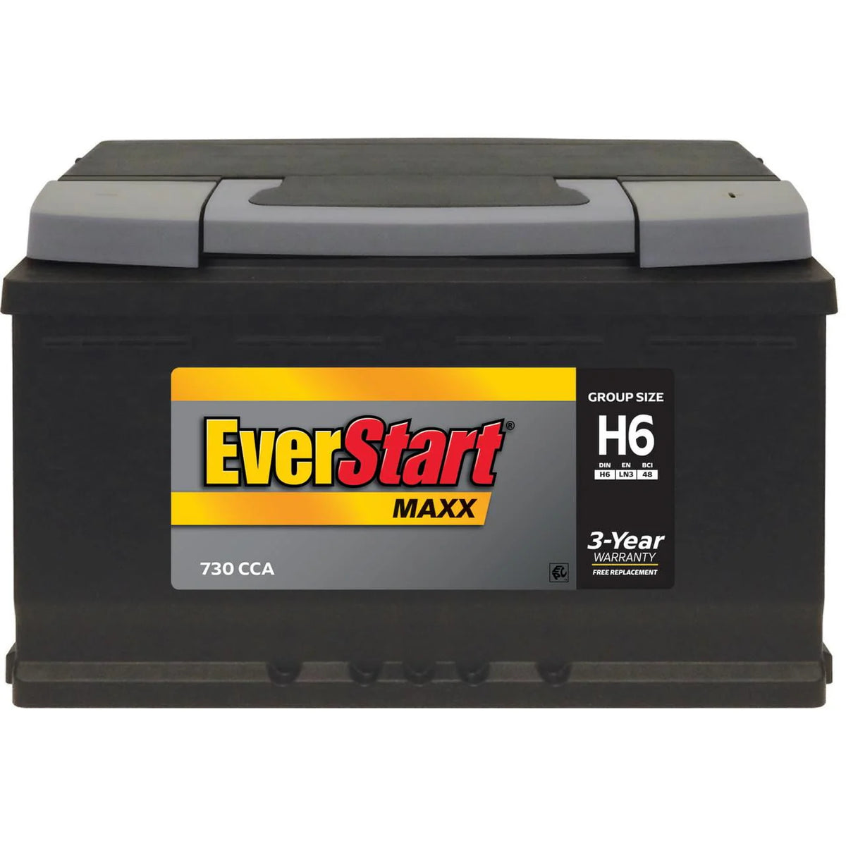 Lead Acid Automotive Battery Group Size H6 12 Volt 730 CCA E1763