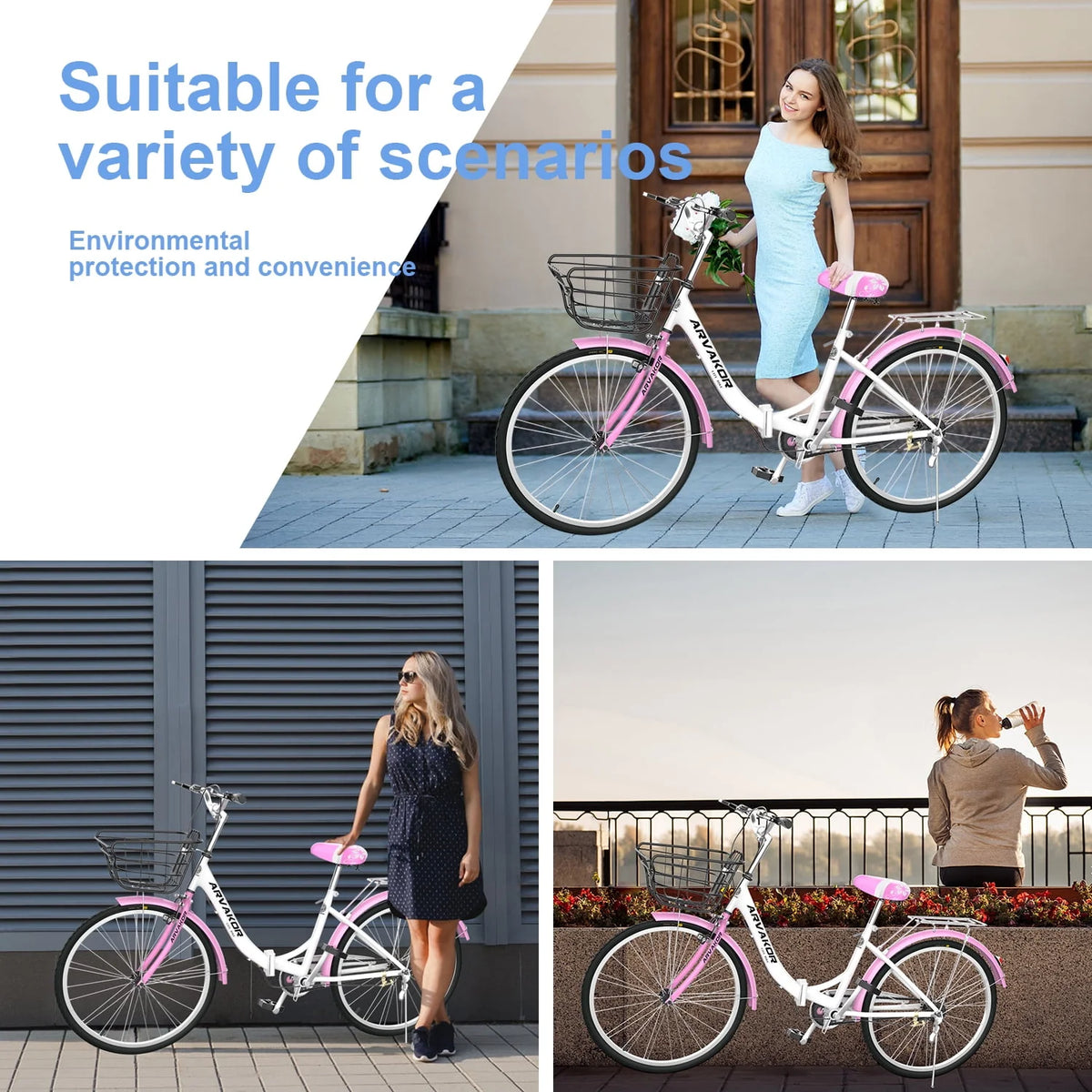 26 Inch Pink Cruiser Bike R530