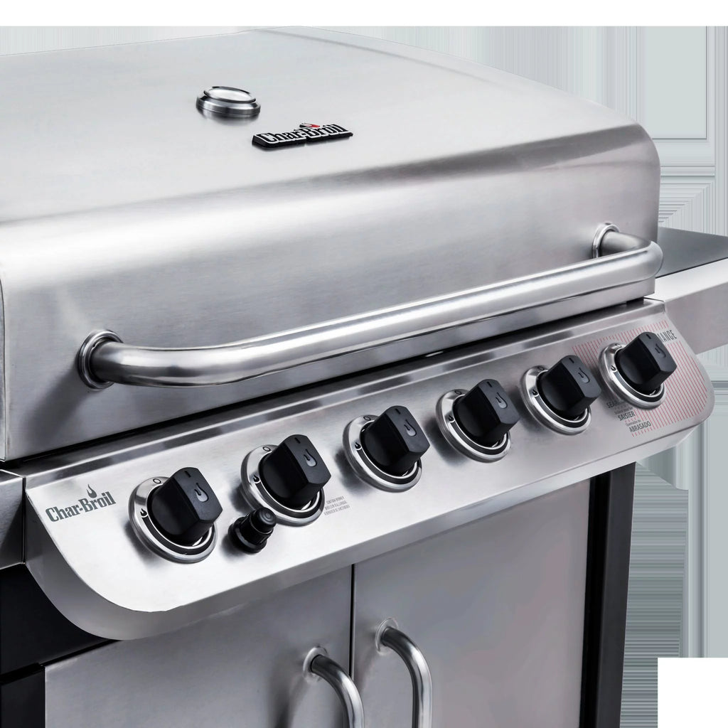 6-burner Liquid Propane Gas Grill with Side Burner W11428
