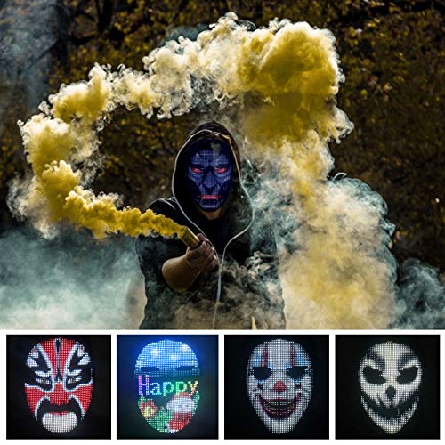 Led Mask with Rechargeable App Controlled Q8110