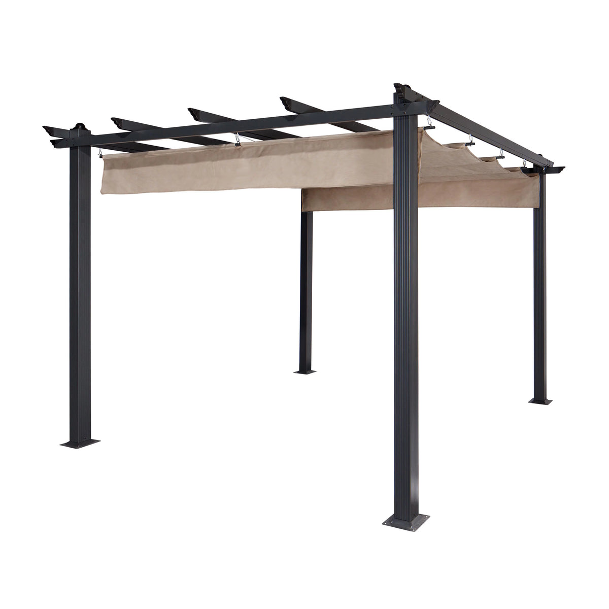 Aluminum Outdoor Canopy Pergola 9 x 9 ft White H821