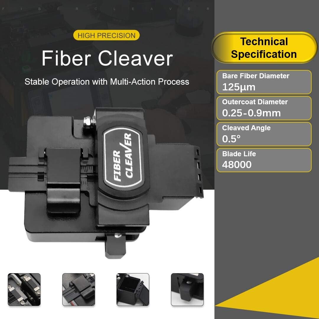 High Precision Optical Fiber Cleaver with 16 Cleaving Spots Fiber Cutter Tool O7314