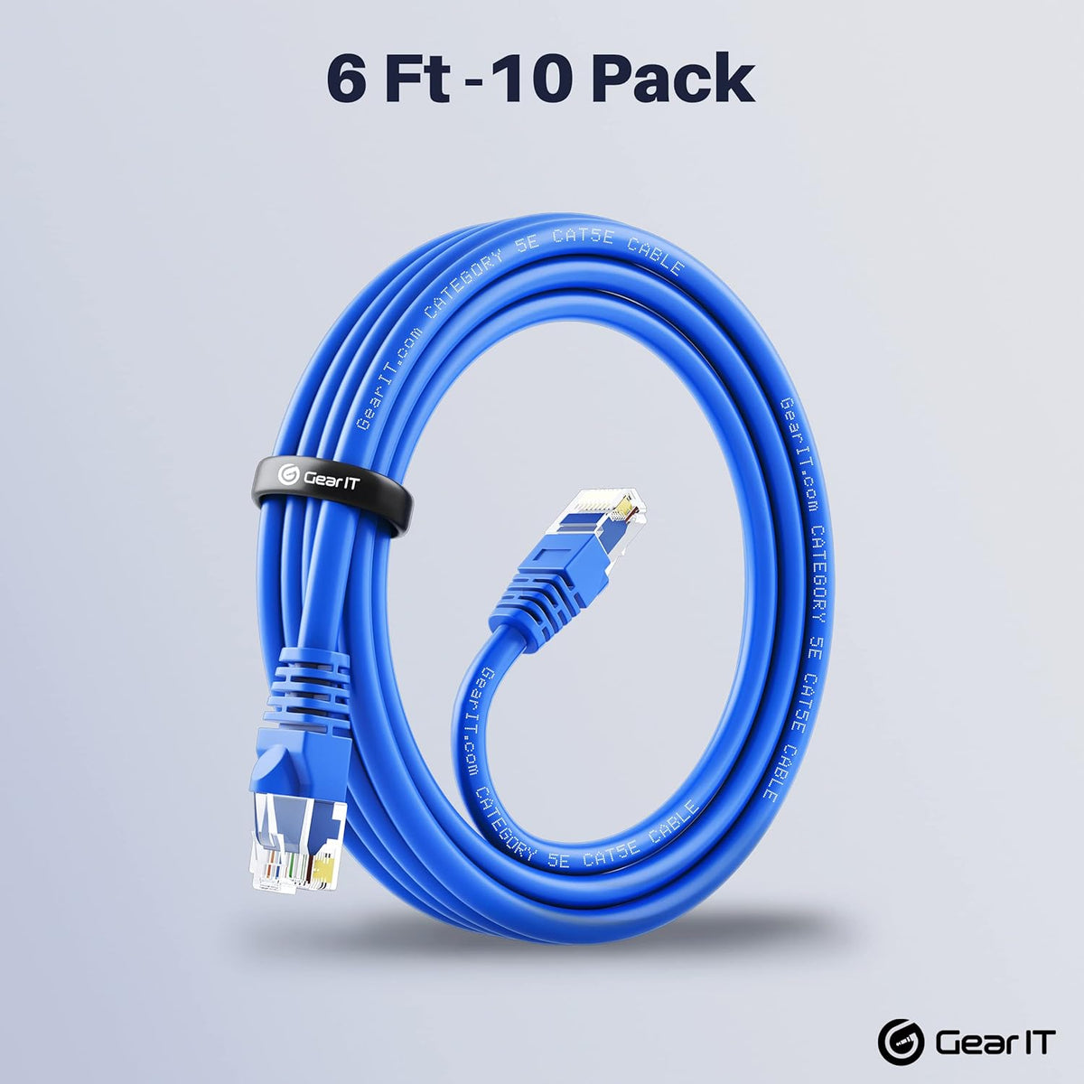 Cat5e Ethernet Patch Cable 3 Feet Blue P463