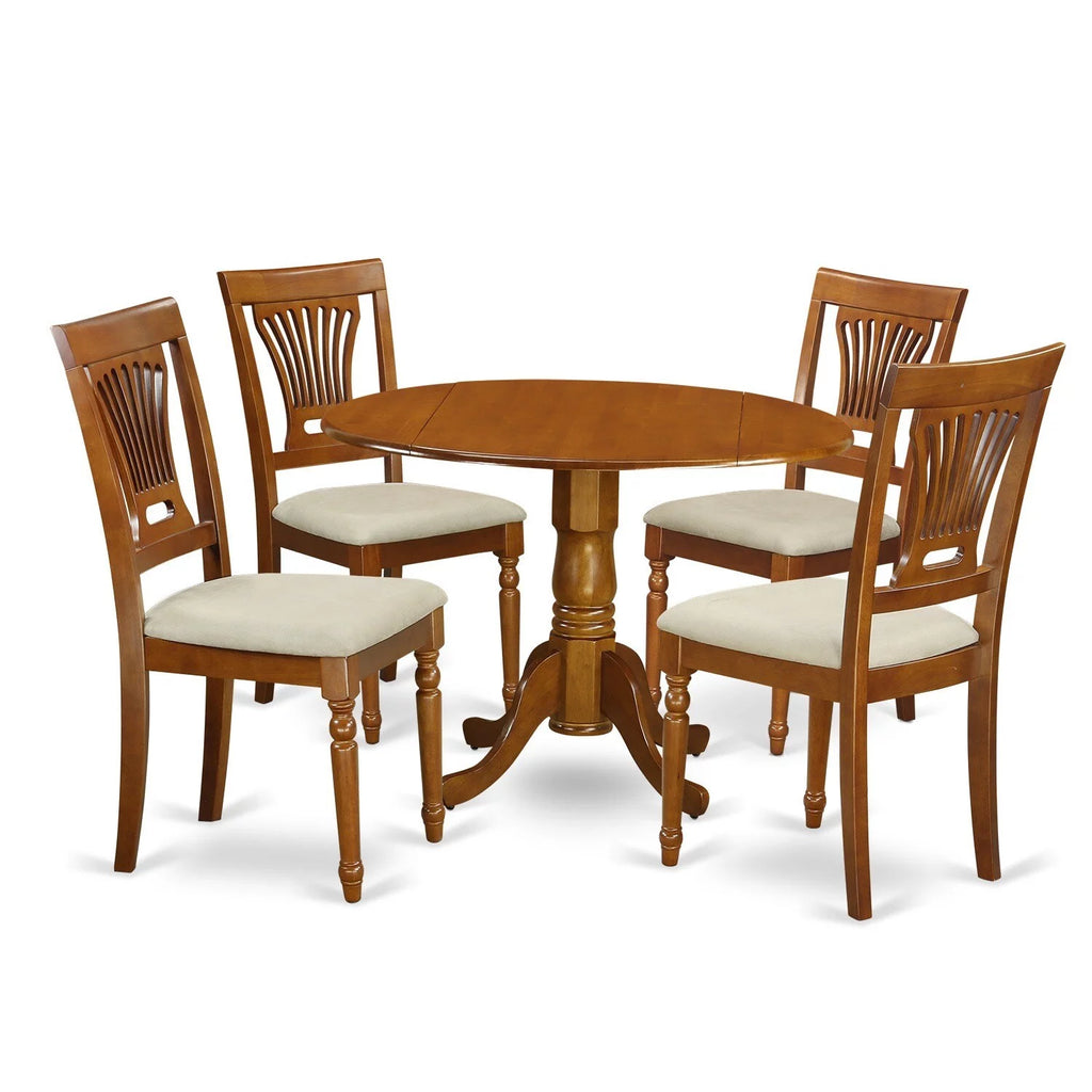 Saddle Brown 5-Piece Dining Set K104