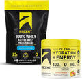 Unflavored Whey Protein Powder and Orange Mango Electrolytes F5254