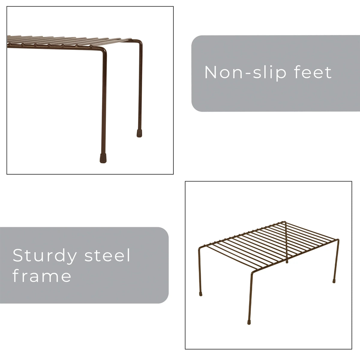 Bronze Storage Shelf Rack H6266