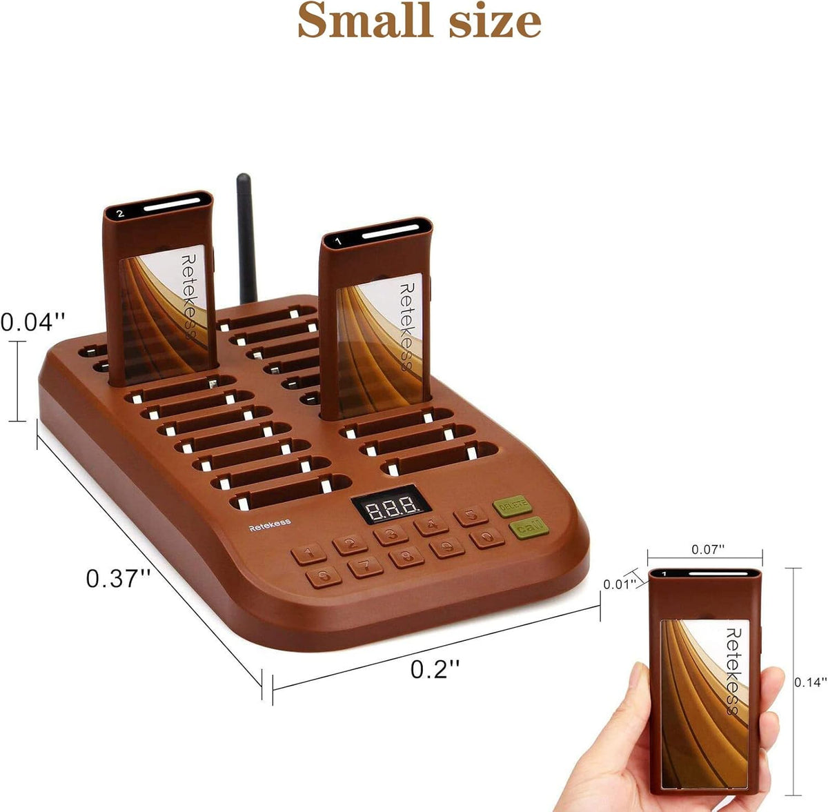 Restaurant Pager with 5 Calling Modes T16025