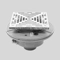 Cast Iron Floor Drain with Nickel Bronze Top C40318