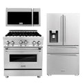 30 In. Gas Range, Over-the-Range Microwave, Refrigerator M5254