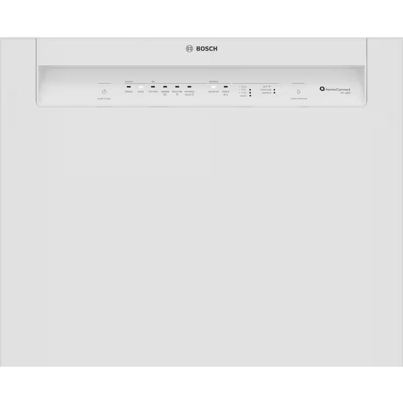 White Front Control Tall Tub Dishwasher with Stainless Steel Tub B583892