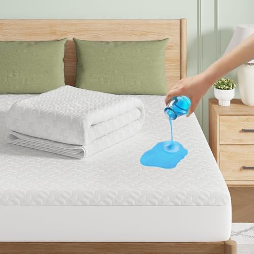 Twin 8 Inch Gel Memory Foam Mattress with Waterproof Protector M118