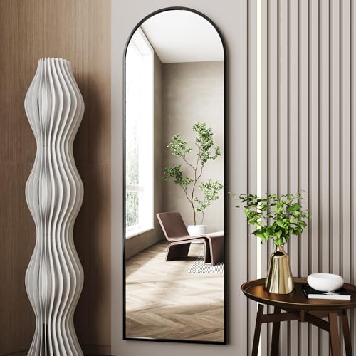 Black Arched Full Length Mirror R806385