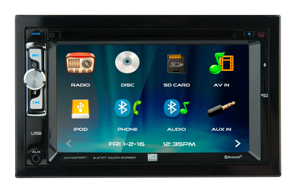 6.2 inch Double Din Car Stereo U95459