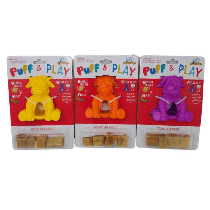 Dog Puff & Play Toy W856