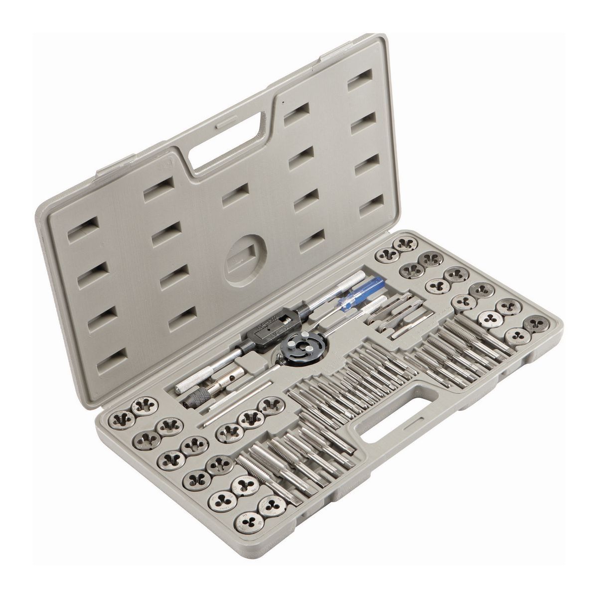 SAE and Metric Tap and Die Set, 60 Piece G756427